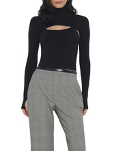 Load image into Gallery viewer, Ember Cut Out Knit Top - L’AGENCE
