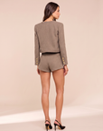 Kahlia Jacket – MOTA/LIGHT GOLD - Full Back Model