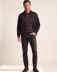 LEAN DEAN DRY EVERBLACK - NUDIE JEANS – DRY EVERBLACK - Full Front Model