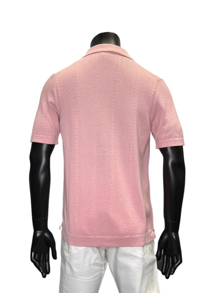 FARRY SS KNIT BUTTON SHIRT - GALLIA