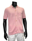 FARRY SS KNIT BUTTON SHIRT - GALLIA