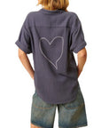 Felix Heart Button Up - JOHN AND JENN