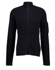 FLEECE KNIT ZIP JUMPER - CP COMPANY