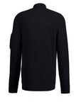FLEECE KNIT ZIP JUMPER - CP COMPANY