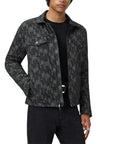 FLEECE MOCK NECK JACKET - JOHN VARVATOS