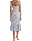 Floral Lace Midi Dress - SELF PORTRAIT