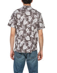 FLOWER PRINT SHORT SLEEVE SHIRT - DESOTO