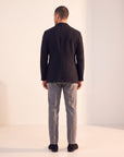 Circolo 1901 Wool Blazer – BLACK - Full Back Model