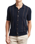 FULL BUTTON 2TONE POLO - GRAN SASSO