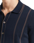 FULL BUTTON 2TONE POLO - GRAN SASSO