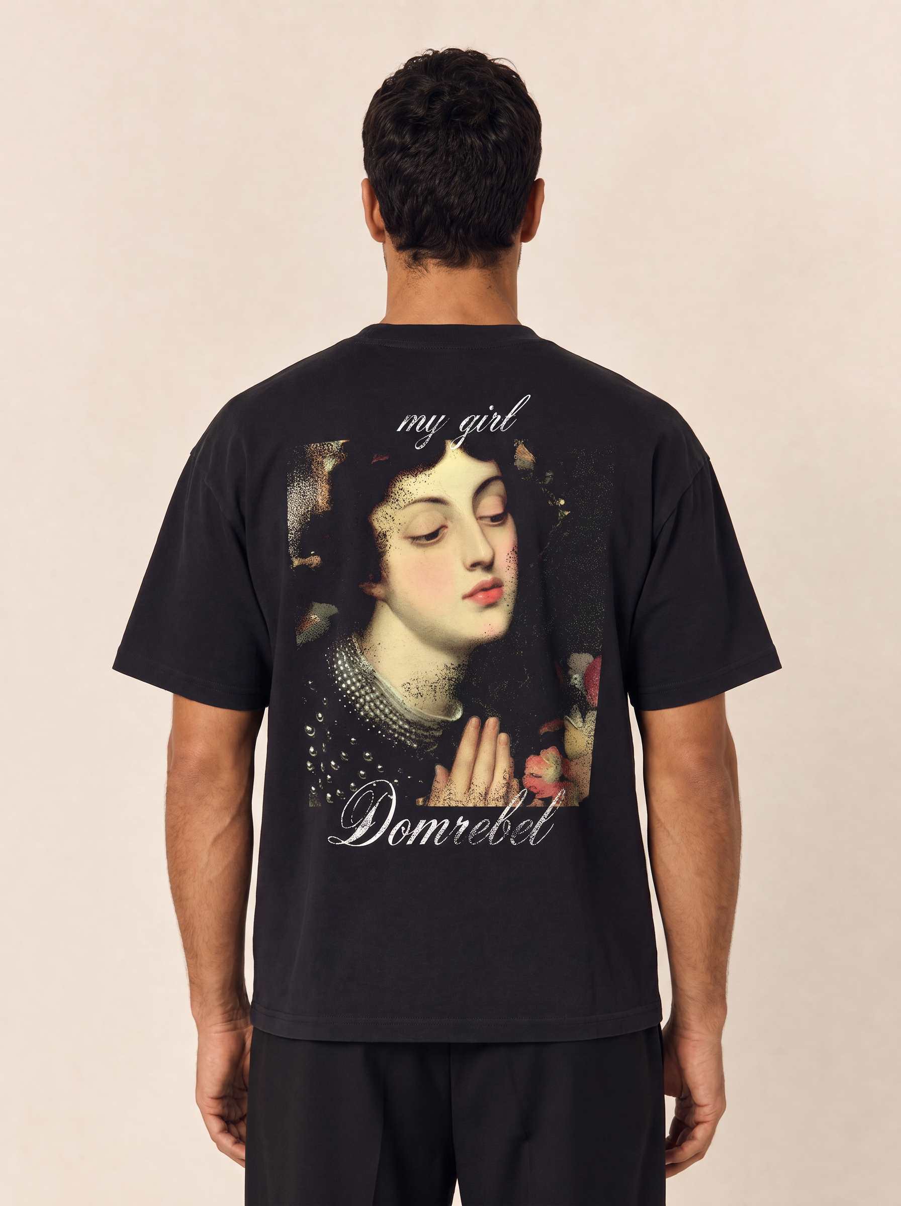 MY GIRL T-SHIRT - DOM REBEL – BLACK - Hero Back