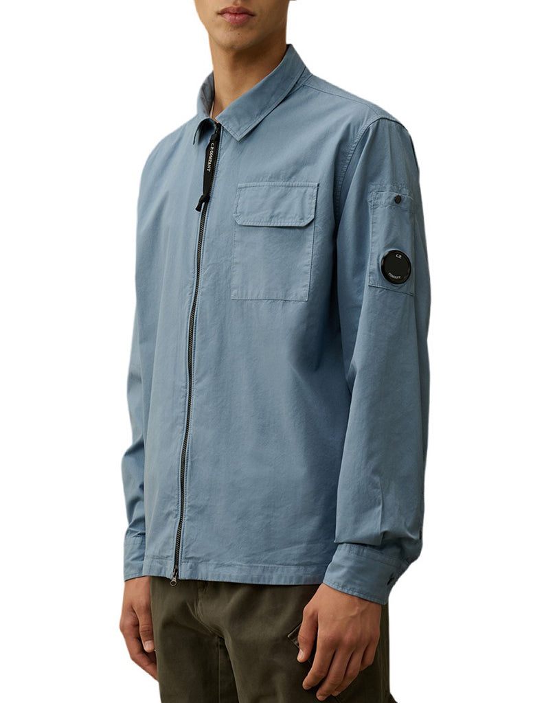 GABARDINE ZIP OVERSHIRT - CP COMPANY