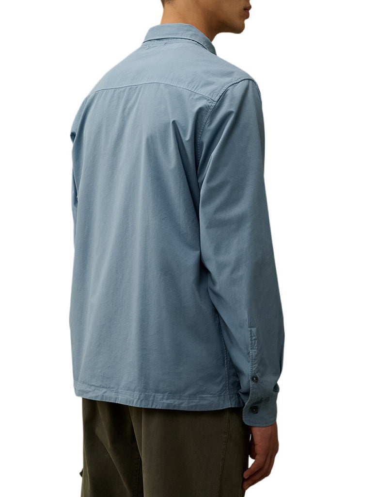 GABARDINE ZIP OVERSHIRT - CP COMPANY