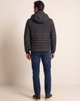 ROVOR Redding Four-Way Stretch Hooded Jacket – BLACK - Full Back Model