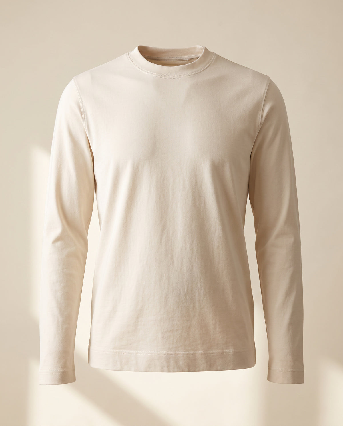 Circolo 1901 Cashmere-Touch Long-Sleeve Crewneck – OFF WHITE - Ghost Front