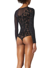 Load image into Gallery viewer, Graphic Flower String Bodysuit - WOLFORD
