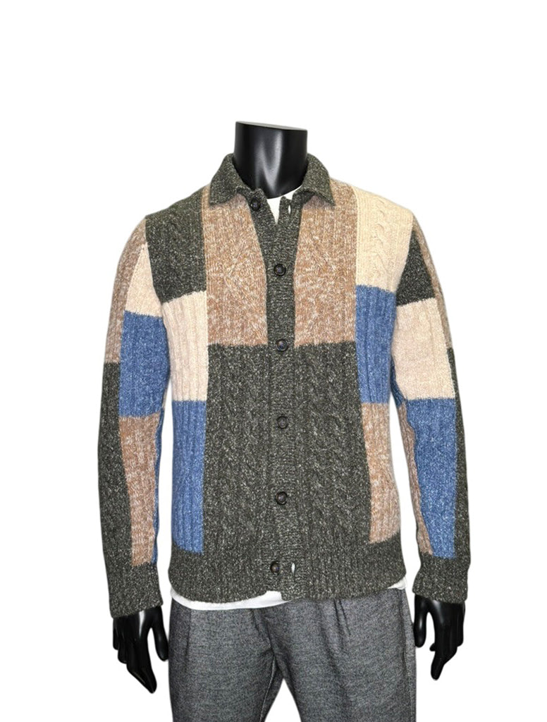 GRISHAM BLOCK OVERSHIRT - GALLIA