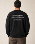 ART VETEMENTS SWEATSHIRT - DOM REBEL – BLACK - Hero Back