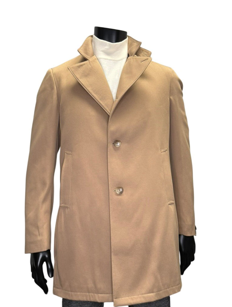 HIGH COLLAR OVERCOAT - TAGLIATORE