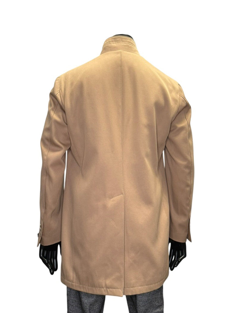 HIGH COLLAR OVERCOAT - TAGLIATORE
