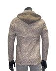 HOODPOST WOOL FLANNEL JERSEY BLAZER - FRADI