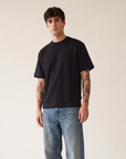 HEAVYWEIGHT T-SHIRT - LES DEUX – BLACK - Hero Front