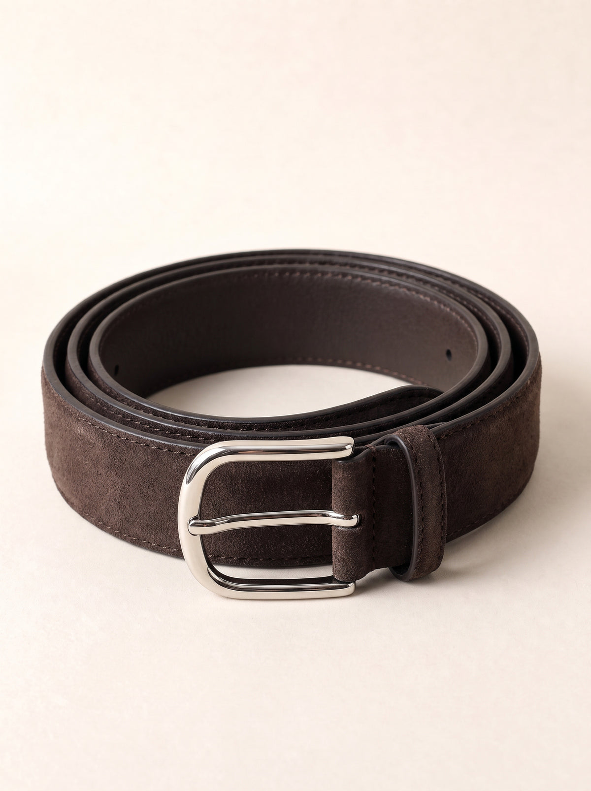 Paolo Vitale Calf Leather Belt — Dark Brown – DARK BROWN - Coiled Hero