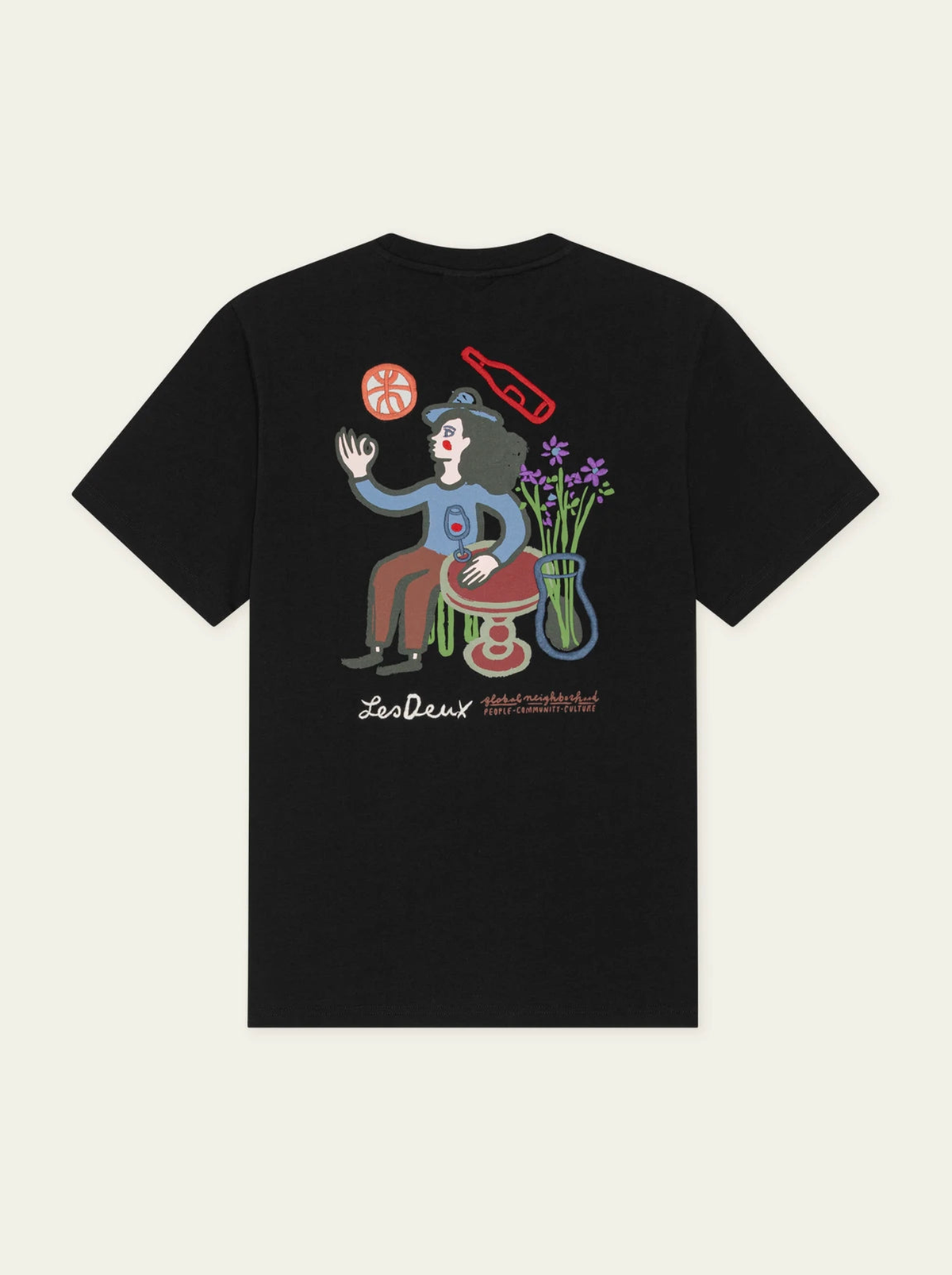 RURAL T-SHIRT - LES DEUX – BLACK - Ghost Back