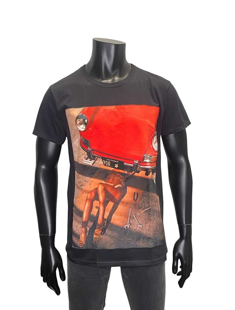 ICON ALCANTARA PRINTED TEE - BASTILLE