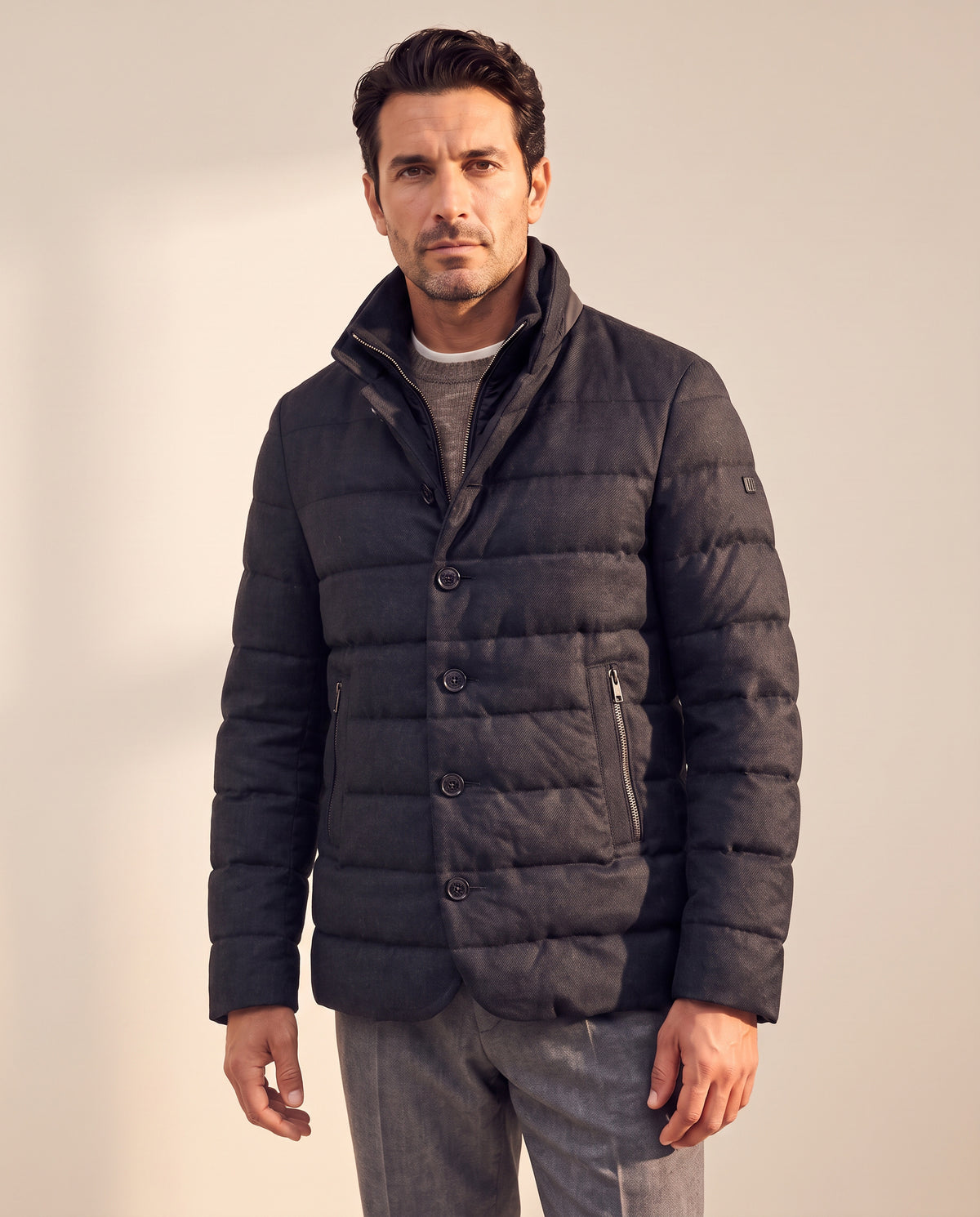 DUNO Master T Technical Wool Down Jacket – BLACK - Hero front