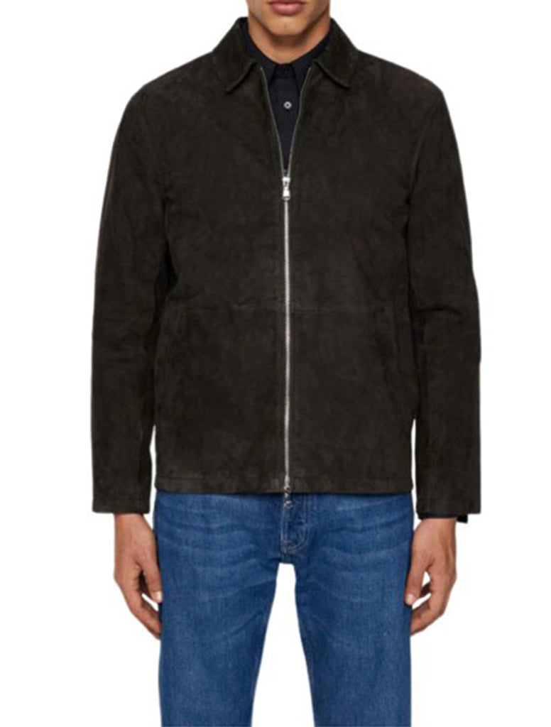 JONAH SUEDE OVERSHIRT - J LINDEBERG