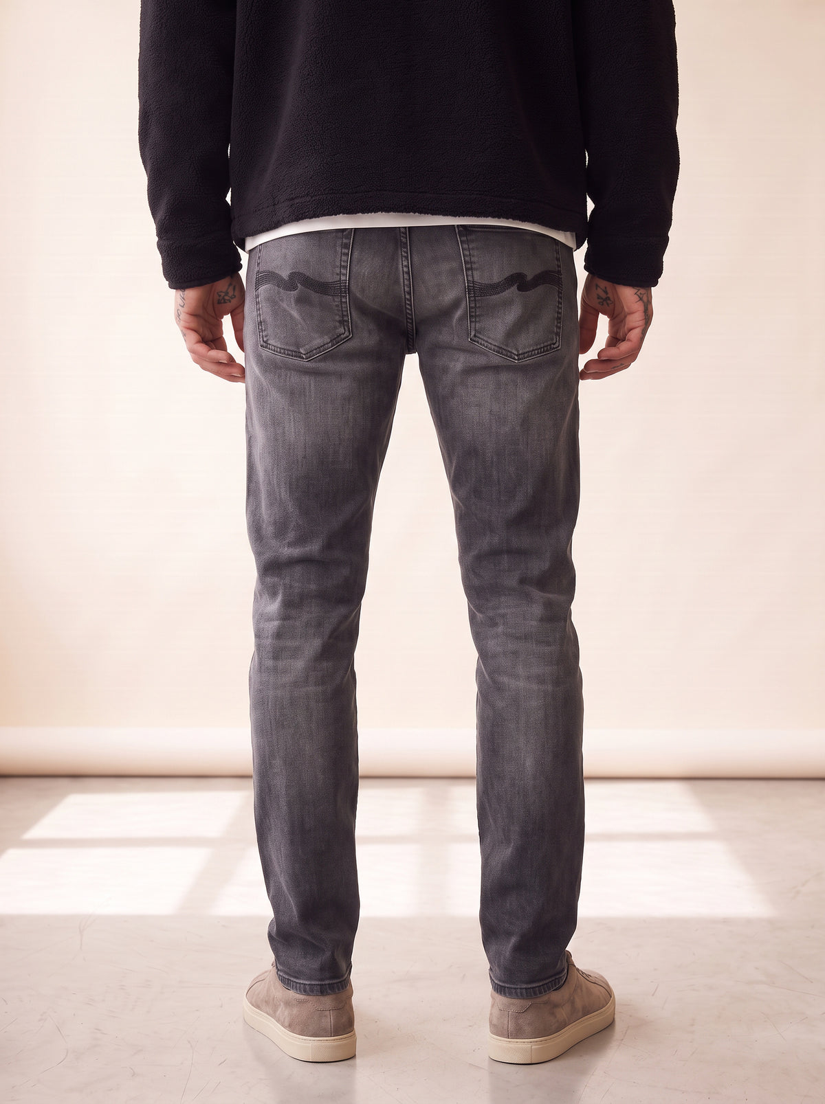 LEAN DEAN BLACK EYES - NUDIE JEANS – BLACK EYES - Hero Back