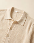 FRADI Milk Collared Cardigan – MILK - Collar Button Detail