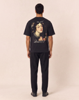 MY GIRL T-SHIRT - DOM REBEL – BLACK - Full Back Model