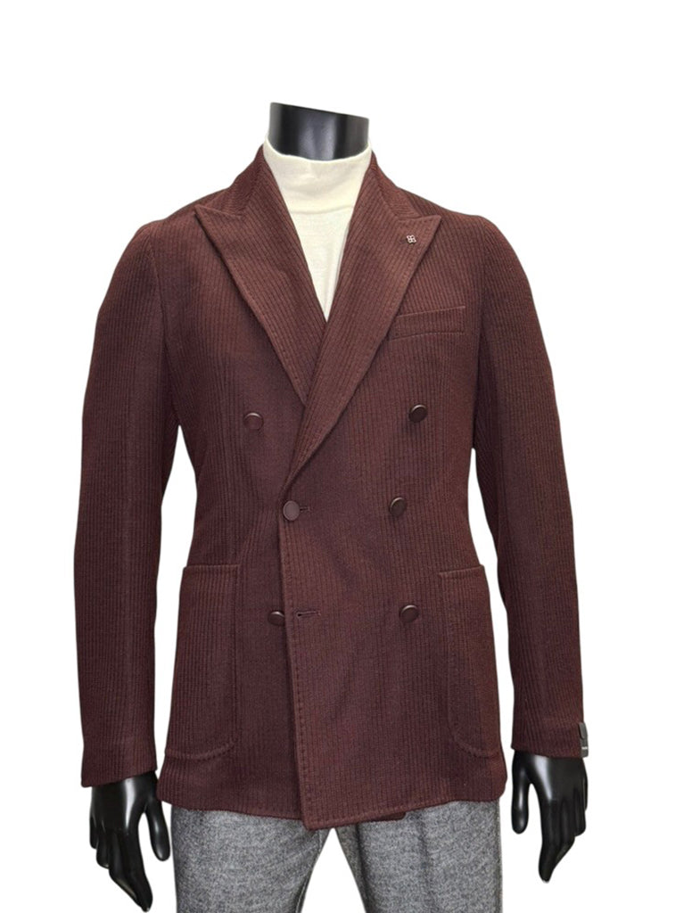 KNIT DB BLAZER - TAGLIATORE