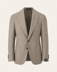 Small Check SB Blazer Gabriele Pasini – BROWN - Ghost Mannequin Front