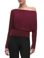 Load image into Gallery viewer, Lavina Draped Off Shoulder Sweater - SIMKHAI
