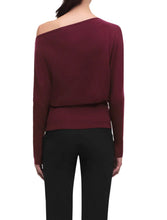 Load image into Gallery viewer, Lavina Draped Off Shoulder Sweater - SIMKHAI
