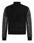 LEATHER SLEEVE BOMBER - RH45