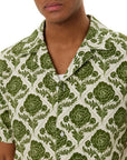 LESLEY FLOWER TILE AOP SS SHIRT - LES DEUX