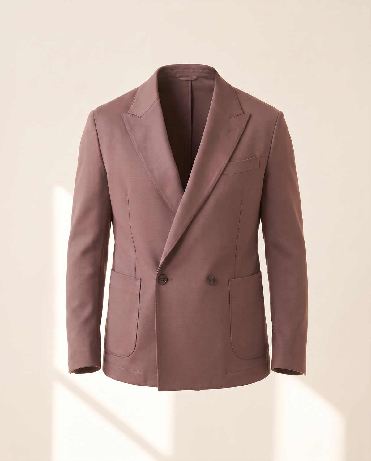 Circolo 1901 Double-Breasted Jersey Blazer – 3111 - Ghost Front