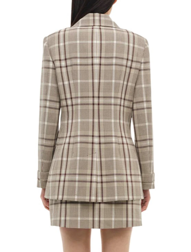 Lillie Peak Lapel Single Breasted Blazer - SIMKHAI