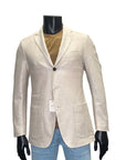 LINEN PATCH POCKET BLAZER - FRADI
