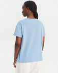 T-shirt with openwork embroidery