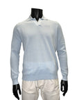 LS JOHNNY COLLAR KNIT - FERRANTE
