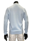 LS JOHNNY COLLAR KNIT - FERRANTE