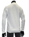 LS JOHNNY COLLAR KNIT - FERRANTE