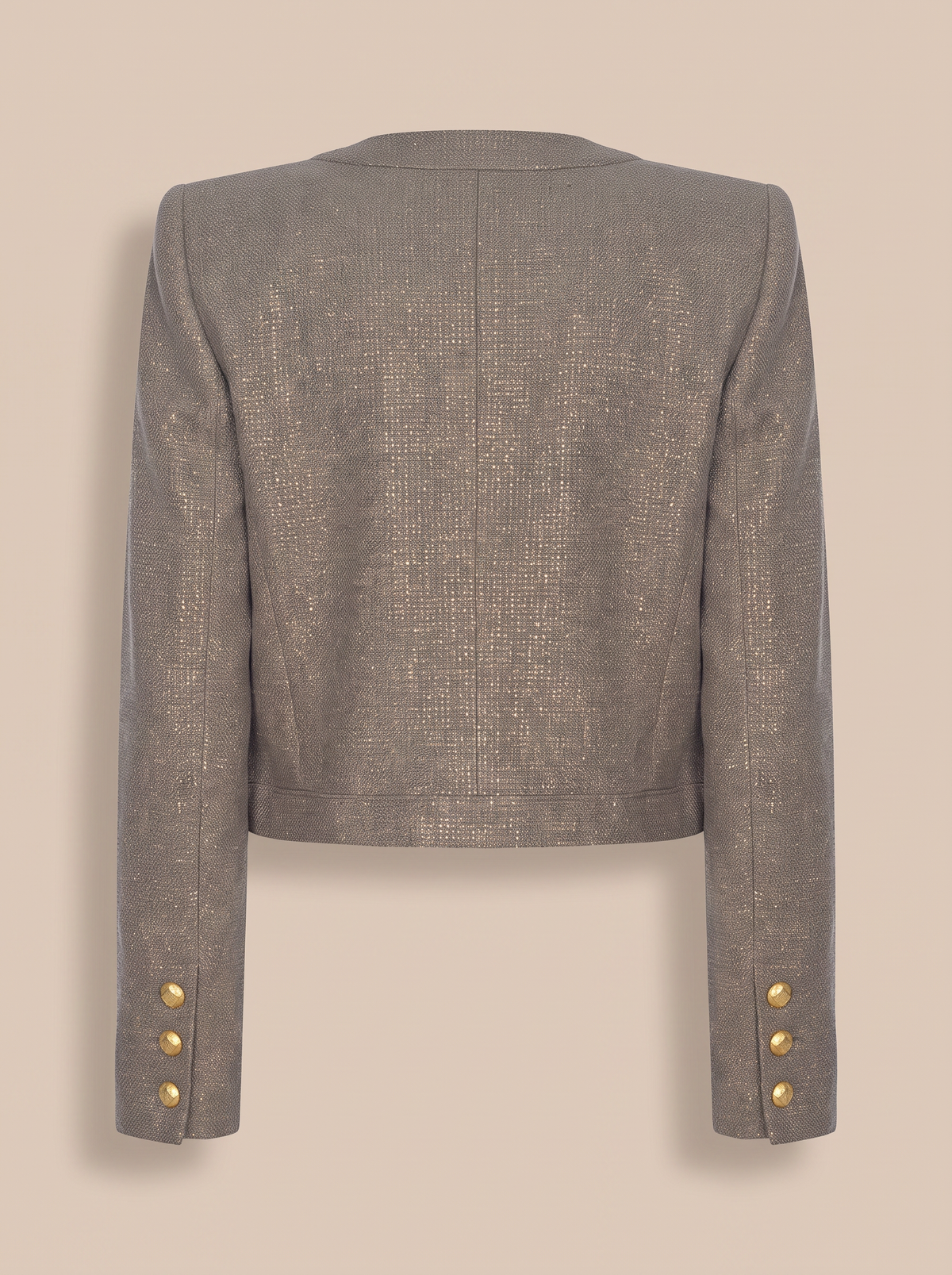 Kahlia Jacket – MOTA/LIGHT GOLD - Ghost Mannequin Back
