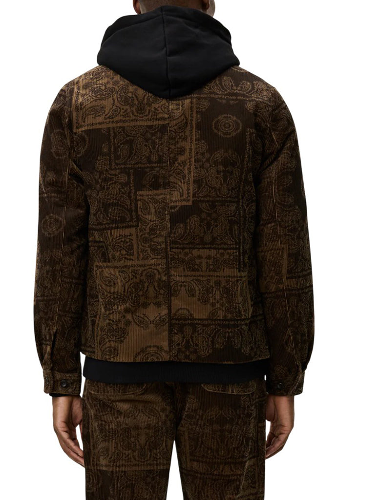 MARCHALL AOP CORD JACKET - LES DEUX