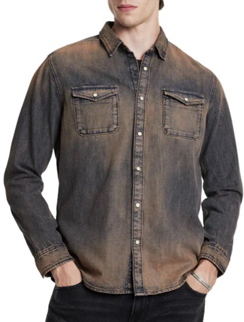 MARSHALL WESTERN DENIM SHIRT - JOHN VARVATOS